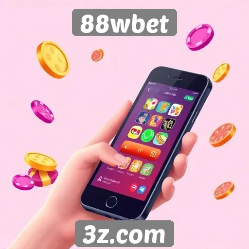 Acesso mobile aprimorado no site 88wbet